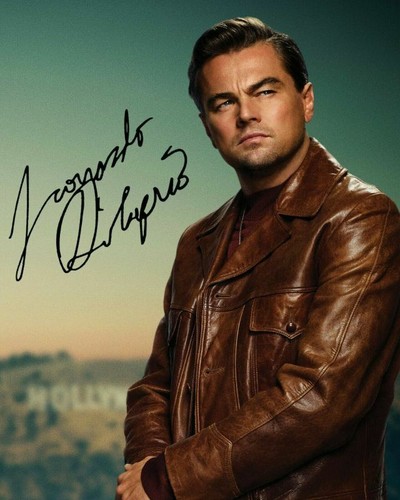 Leonardo dicaprio autographed - leonardo,