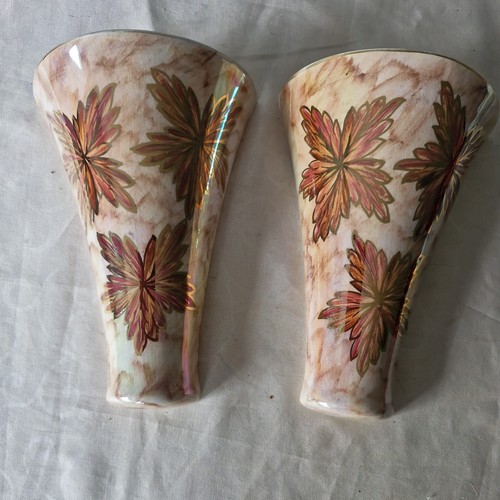 Pair art deco wall - wall, by