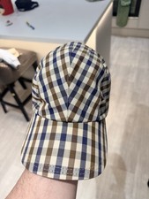 Aquascutum V Check Cap