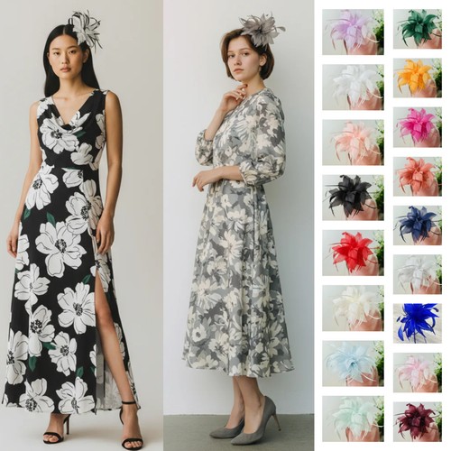 Women flower feather - feather, hat