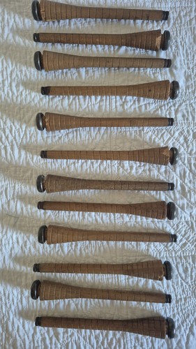 Vintage wooden pirns - vintage,