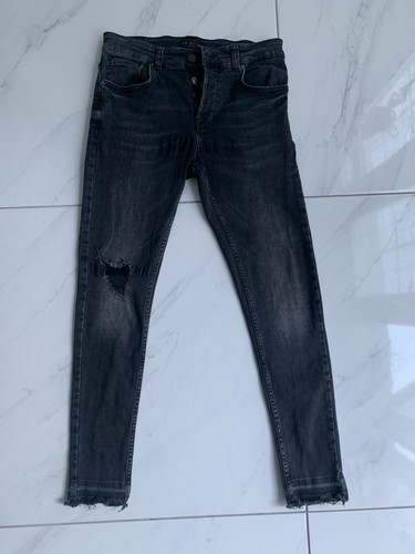 Zara skinny jeans men - zara, black
