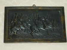 Plaque portrait bronze cast - plaque,