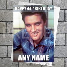 Elvis birthday card. 5x7