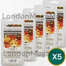 3/5x Yankee Candle Fragranced Wax Melts Tarts 18 Cubes (3/5x75g) Deck The Paws