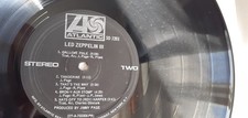 Led Zeppelin 3 'LP ONLY' Lebanon mega RARE press Fair  condition Untested