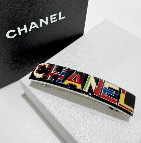 Chanel hair barrette - barrette, flag