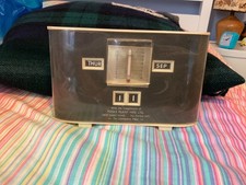 Vintage 1950s -60s  Plastic  Promotional Perpetual Desk Calendar .