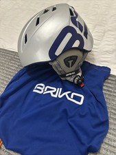 Ski Helmet Silver and Blue