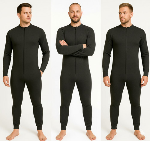 Mens thermal suit zipped - mens,