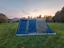 Khyam Cleveland 6 person family tent, Large Tent, VGC, Extra Ground Sheet, Blue