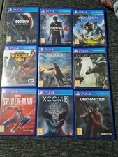 PlayStation 4 PS4 x 9 Games Bundle spide-man uncharted fantasy mass effect xcom