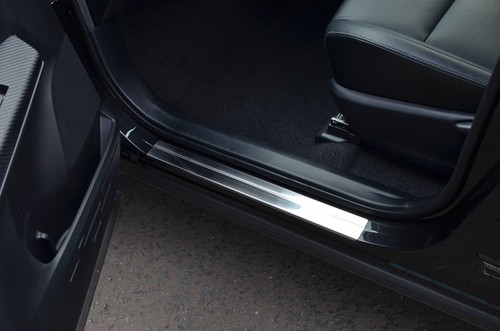 Chrome door sill - trim, covers
