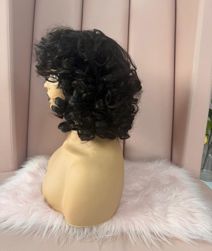 Double drawn bouncy human hair - bouncy,