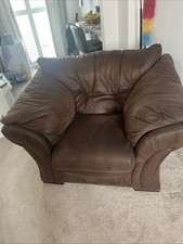 Leather Sofa Suite 2-2seaters