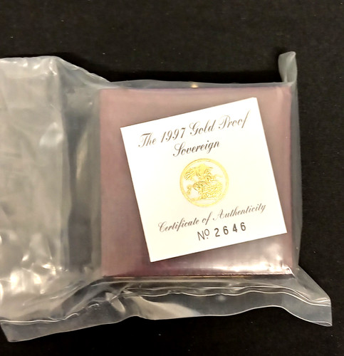 1997 gold proof sovereign - 1997,