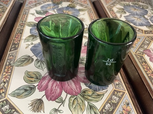 Green jagermeister shot glass - green,