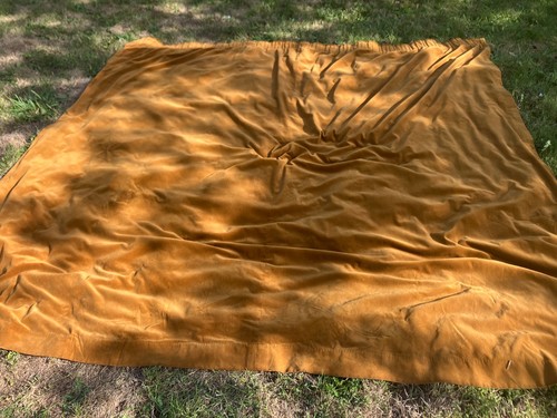 Vintage golden brown velvet