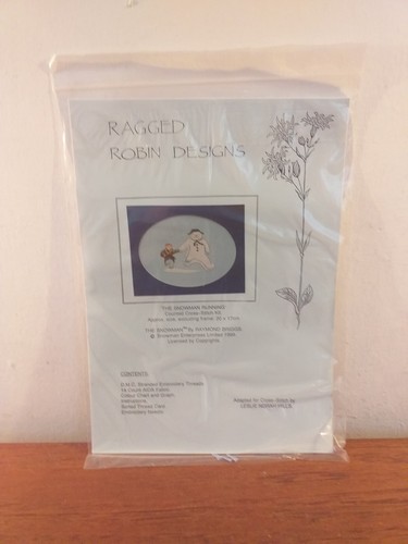The snowman cross stitch - stitch, kit
