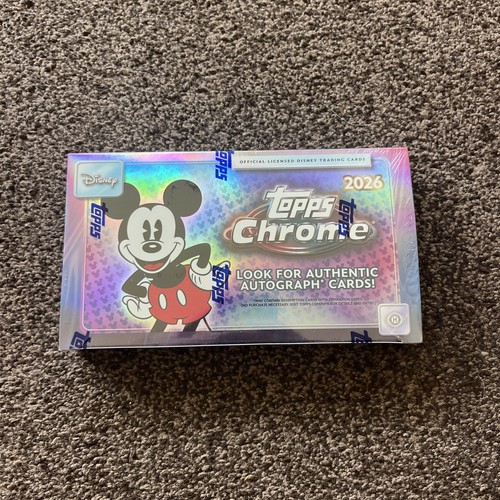 Topps disney chrome 2026 hobby - disney,