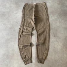Cold Weather Drawers Mens Large Vintage Military Army Long Johns, Brown