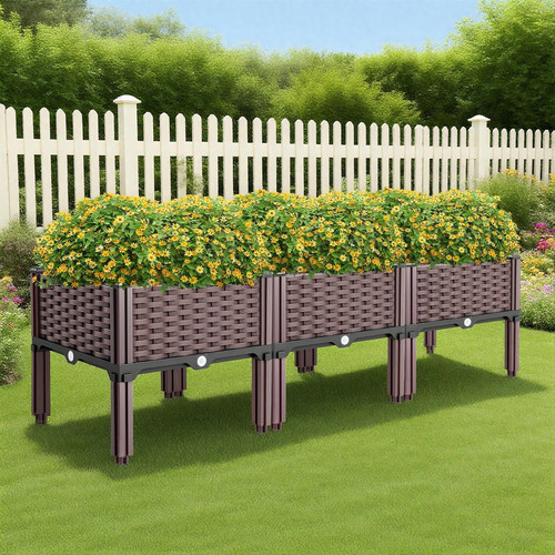 Grid raised garden bed - grid,