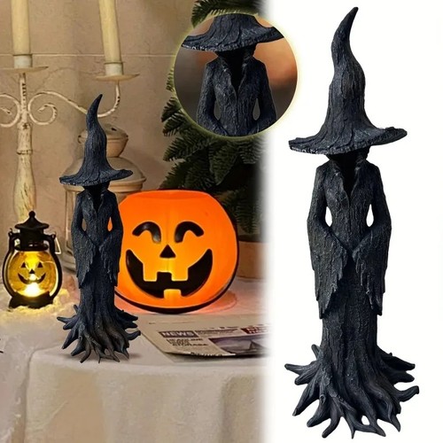Witch statue resin - statue, figurine