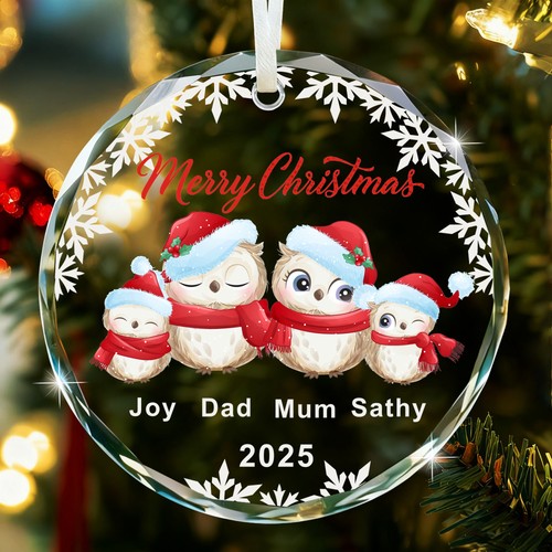 Personalised acrylic christmas - personalised,