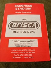 BRISCA F1 F2 Stock Car Racing Skegness Stadium October 5th 1980