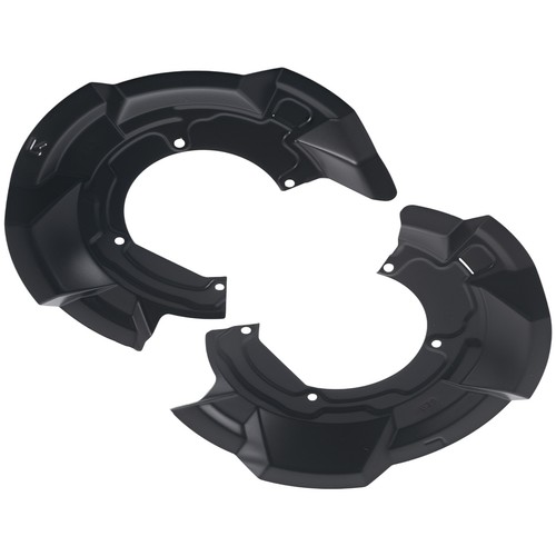 Front brake disc dust shields - front,
