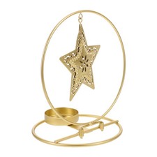  Metal Double Ring Candle Holder Candlestick Advent Candelabra Centerpieces