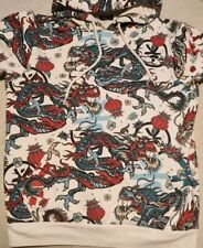 Cropp DSG Lab Garment Co Y2K Dragon Print Hoodie - Size Small 21" P2P 