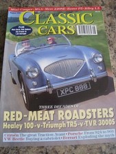 CLASSIC CARS AUG 1996 HEALEY 100 TRIUMPH TR5 TVR 3000S MINI COOPER MGA ROVER P5