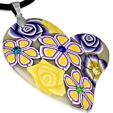 Fashion Fimo Polymer Clay Rose