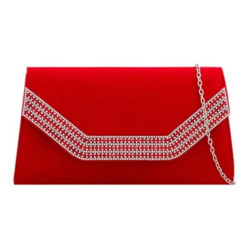 Women diamante trim suede - diamante,