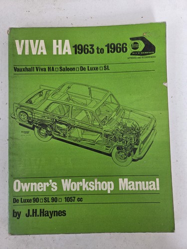 Vauxhall viva series haynes - vauxhall, ha