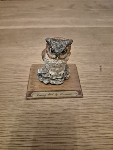 Tawny owl figurine - owl, by