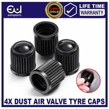 4x DUST AIR VALVE TYRE CAPS