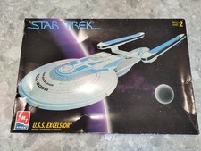 AMT ERTL Star Trek U.S.S. Excelsior NCC-2000 1/1000 Scale Model Kit no 6630