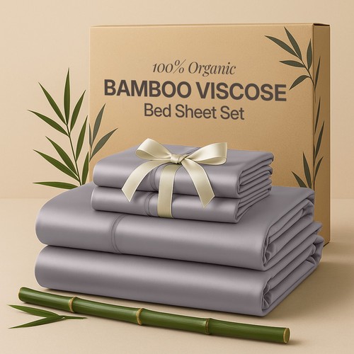4pc sheet set 100 bamboo - 100%,