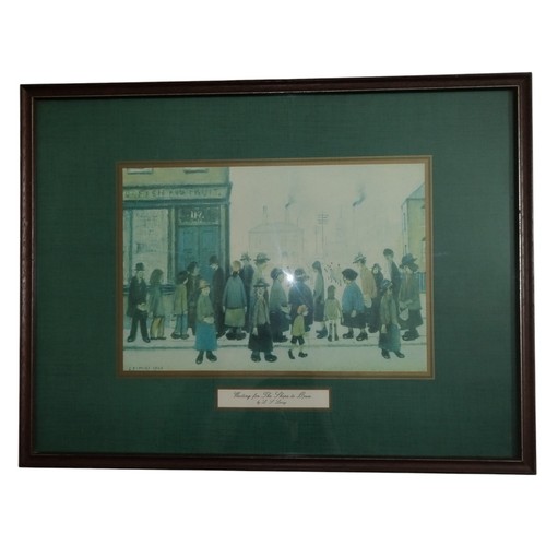 Lowry art print - l.s.,