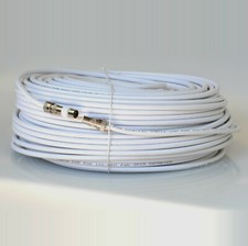 30M White RG6 Magic Eye RF