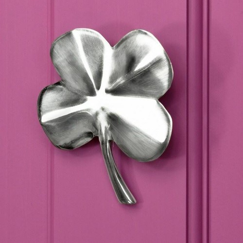 Leaf clover door knocker in - leaf,