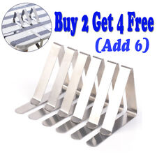 British Steel Table Cloth Cover Clips Quality Metal Pegs Clamps Picnic Prom