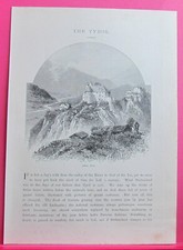 PICTURESQUE EUROPE WOODCUT -