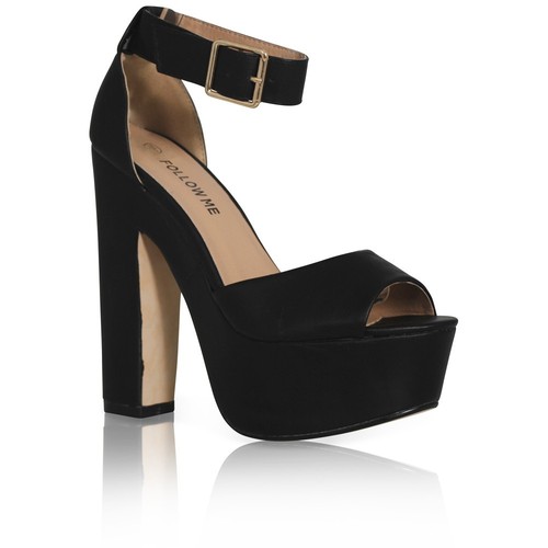 Womens high platform block - high,