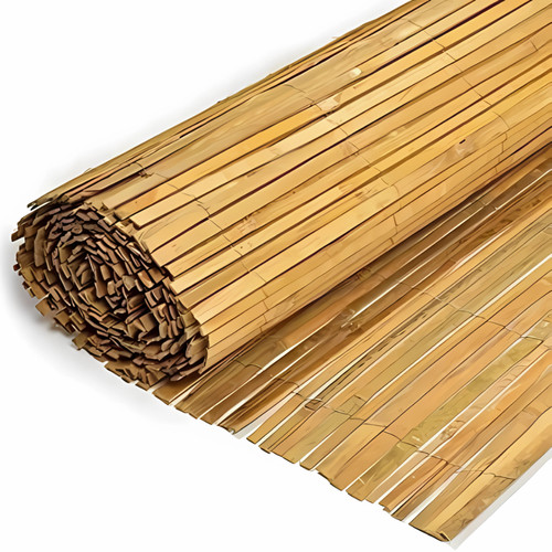 Bamboo slat fence screen - 4m,
