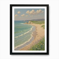 Romantic Beach Art Print