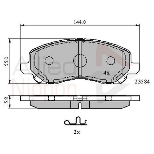 Brake pads set - brake,