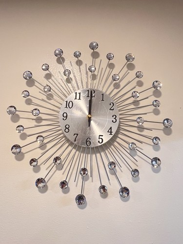 Silver sunburst hanging wall - hanging,